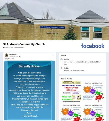 St Andrew's Community Church Facebook page